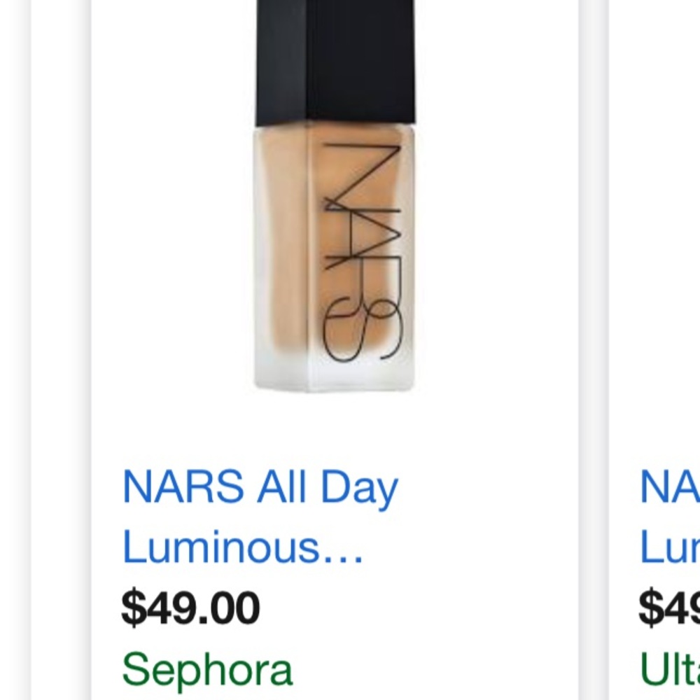 NARS all day luminous weightless foundation